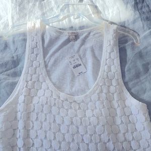 NWT J. Crew Eyelet Tank